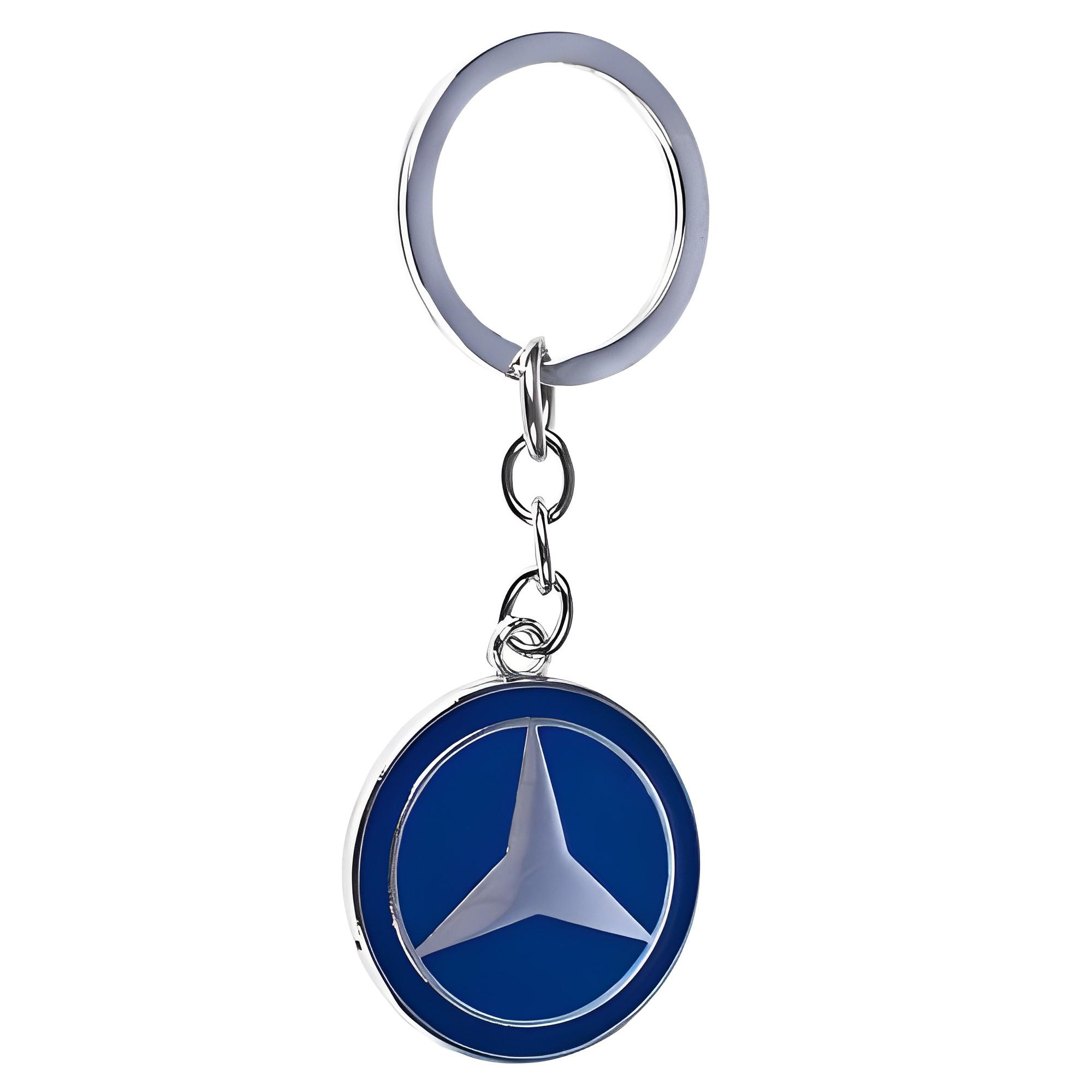 Брелок металлический на цепочке Mercedes-Benz CN односторонний (00000031643)