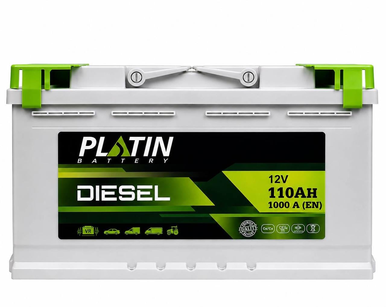 Акумулятор автомобільний Platin Diesel 110 Ah 1000A R+ 12V (3151141345) Акумулятор автомобільний Platin Diesel 110 Ah 1000A R+ 12V (3151141345)