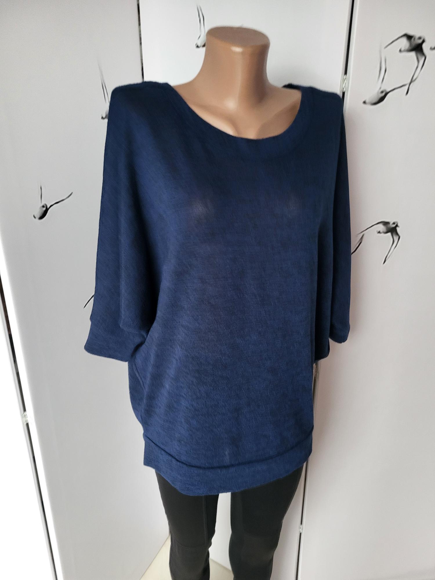 Джемпер весна-осень Only oversize 14614 L Синий (46)