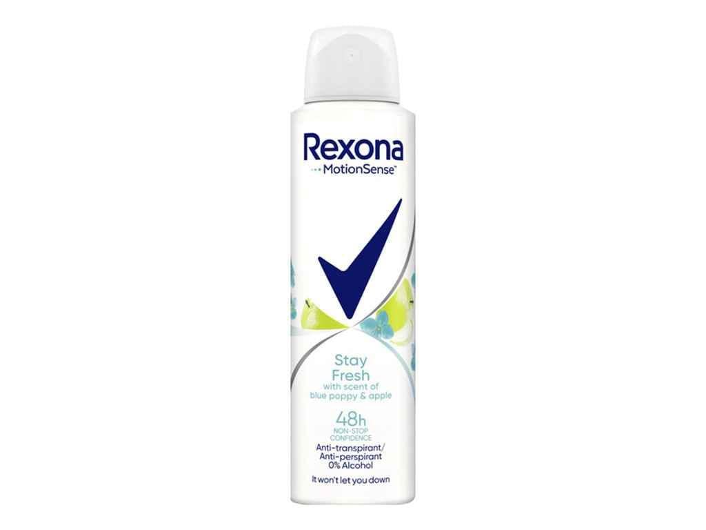 Дезодорант-антиперспирант-антиперспирант Rexona женский Голубой мак и яблоко 150 мл (643993)