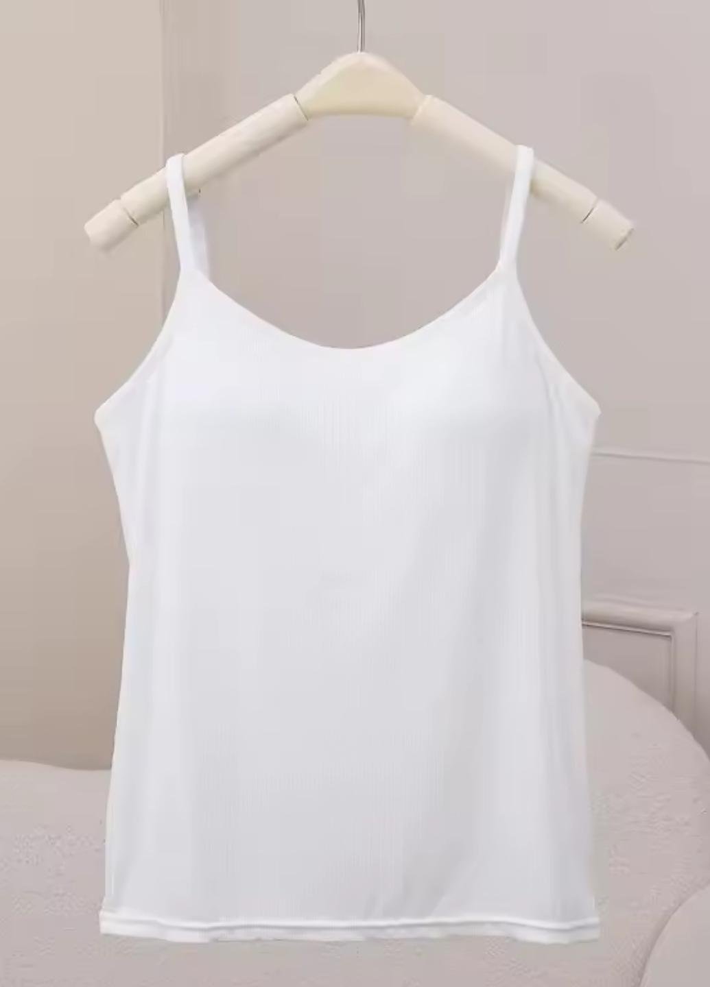 Майка жіноча Comfort Plus в рубчик з поролоновими вкладишами XL Білий (1959-46-02) - фото 3 Майка жіноча Comfort Plus в рубчик з поролоновими вкладишами XL Білий (1959-46-02) - фото 3