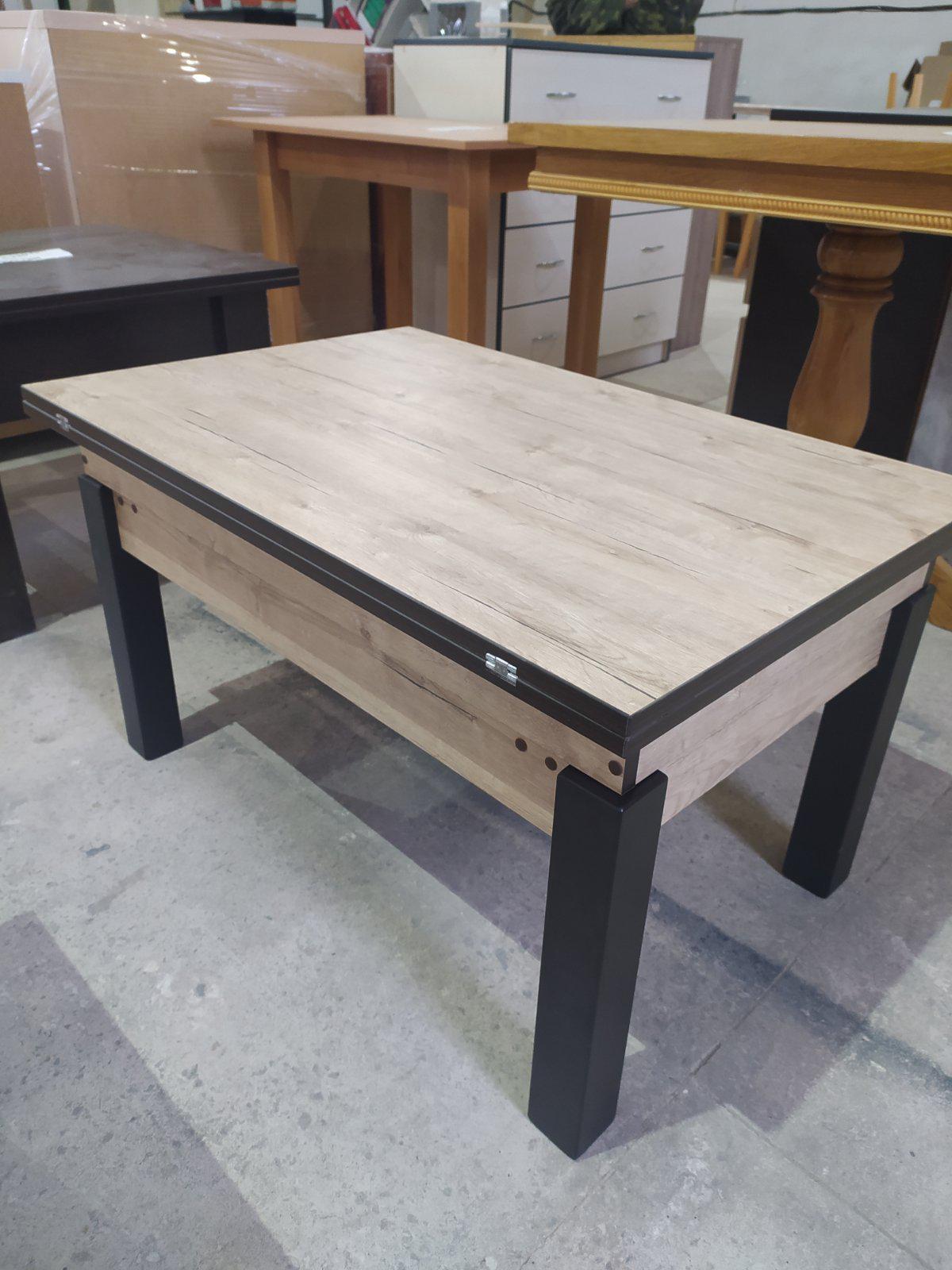 Журнальный стол-трансформер B-Fly 900x550x600 мм Дуб экспрессив песочный (GATB09111100230) - фото 5 Журнальный стол-трансформер B-Fly 900x550x600 мм Дуб экспрессив песочный (GATB09111100230) - фото 5