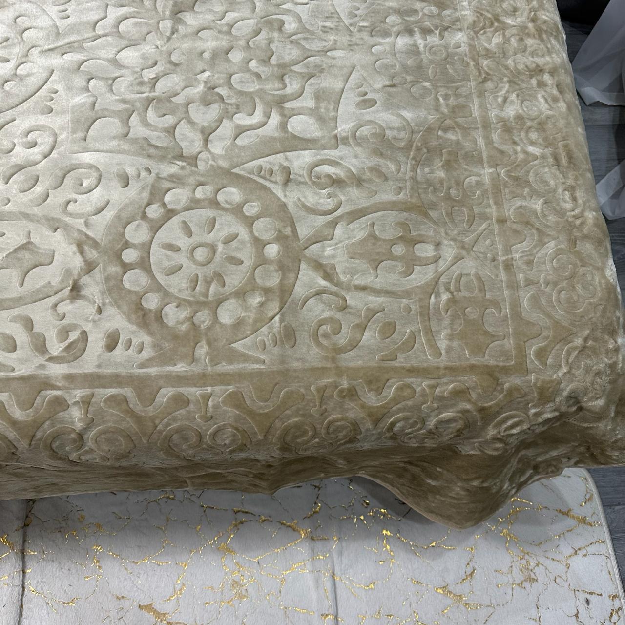 Покрывало на кровать акриловое 200x230 см Бежевый (P-акрил-14) - фото 7 Покрывало на кровать акриловое 200x230 см Бежевый (P-акрил-14) - фото 7