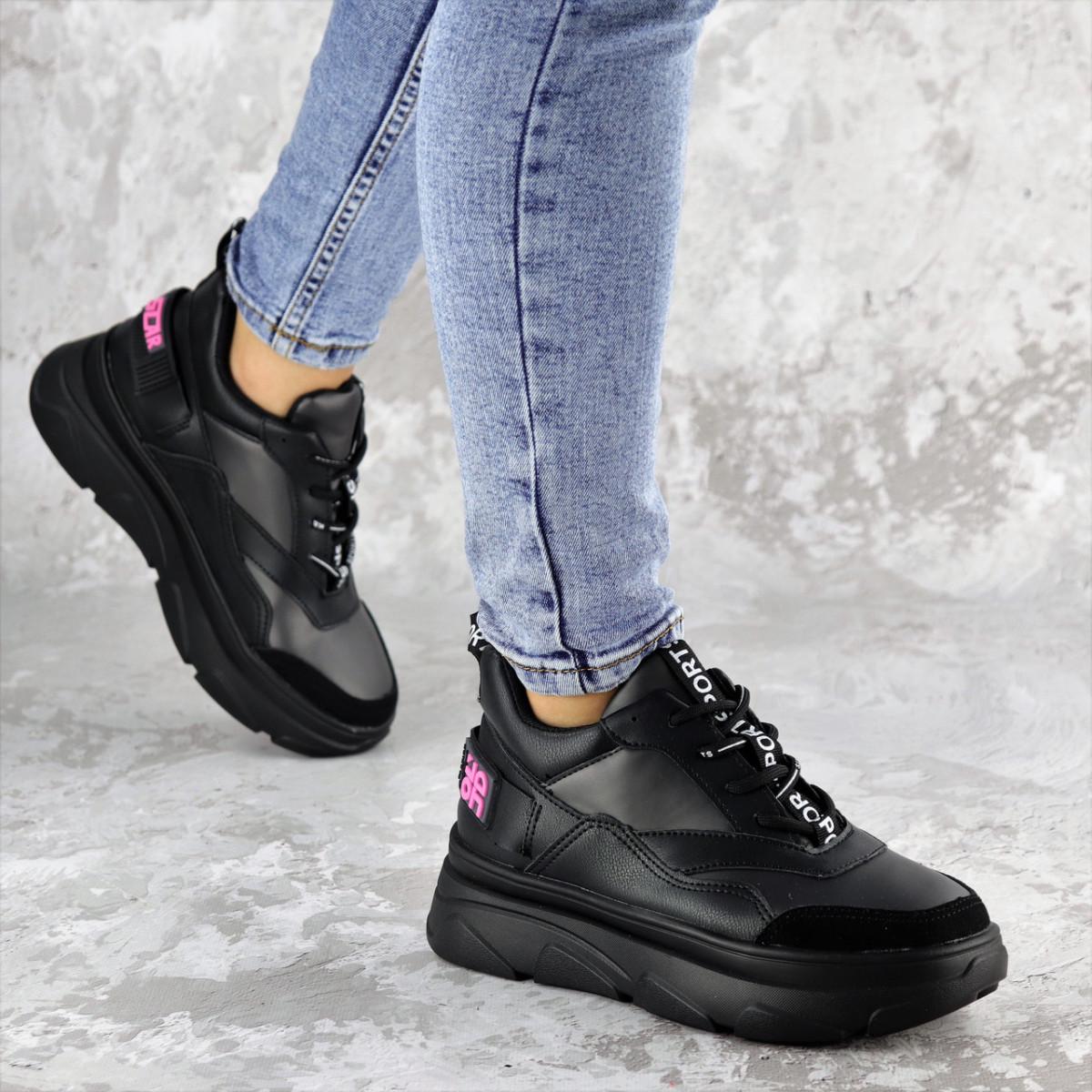 Кроссовки женские Fashion р. 36 22,5 см Черный (2152)