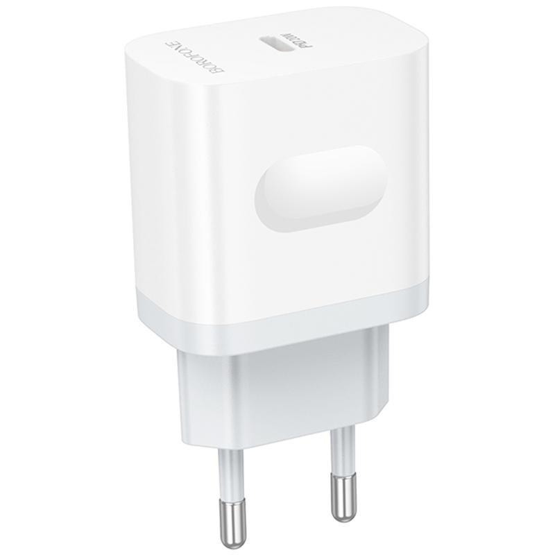 Зарядний пристрій мережевий Borofone BA99A Breeze PD20W 1USB-C White (00000079292_1)