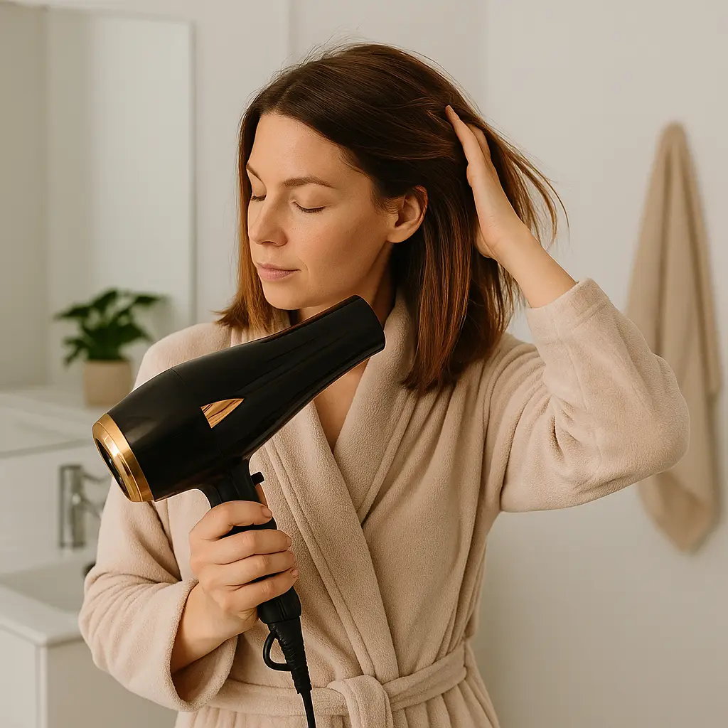 Фен для сушки волос Gemei GM-1801 2500 Вт 2 скорости 3 режима температуры Черный (ML-04323) - фото 6 Фен для сушки волос Gemei GM-1801 2500 Вт 2 скорости 3 режима температуры Черный (ML-04323) - фото 6