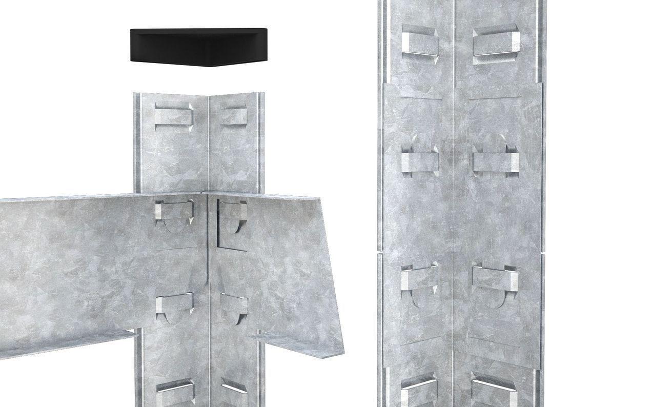 Стелаж Меткас Бюджет ОС 150 кг/полицю 4 полиці сталь оцинкований металевий 1600x900x400 мм (2511852292) - фото 7