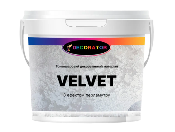 Декоративная штукатурка интерьерная DECORATOR VELVET 5 кг (2132258664)