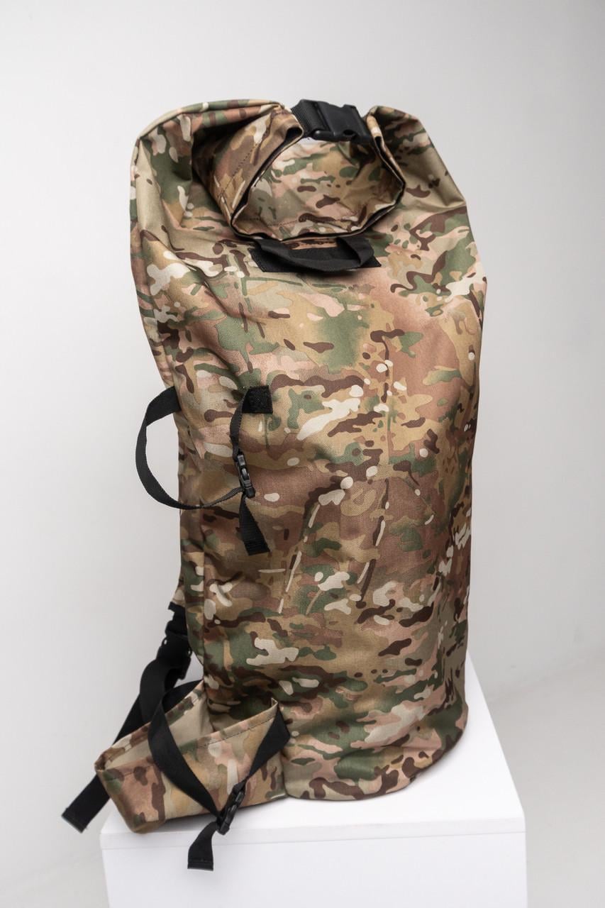 Баул армейский Aforce Оксфорд 600D с плечевыми ремнями 90 л Мультикам (2652052948)