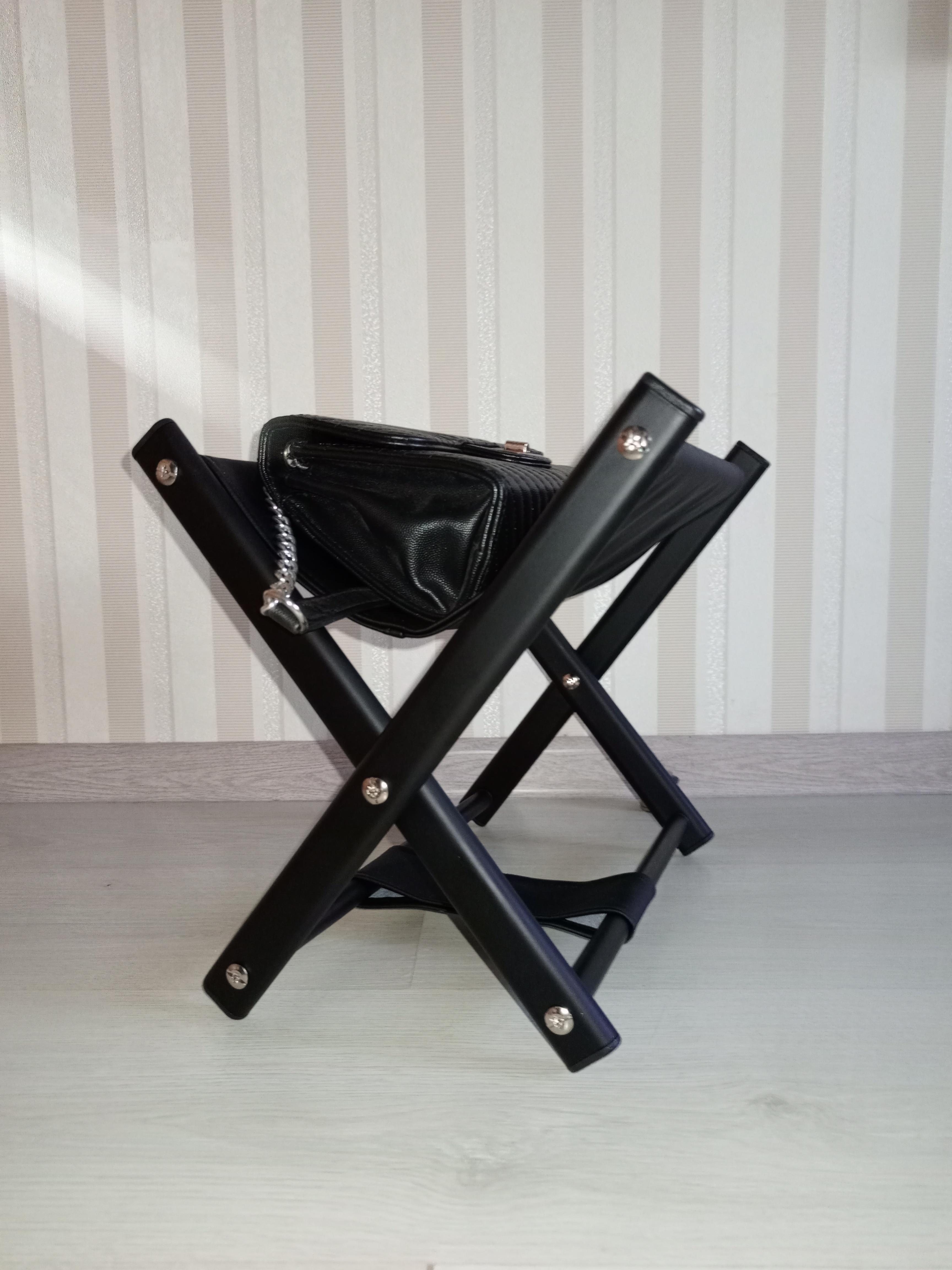 Підставка для сумки висота 31 см Чорний/Чорний - фото 8 Підставка для сумки висота 31 см Чорний/Чорний - фото 8