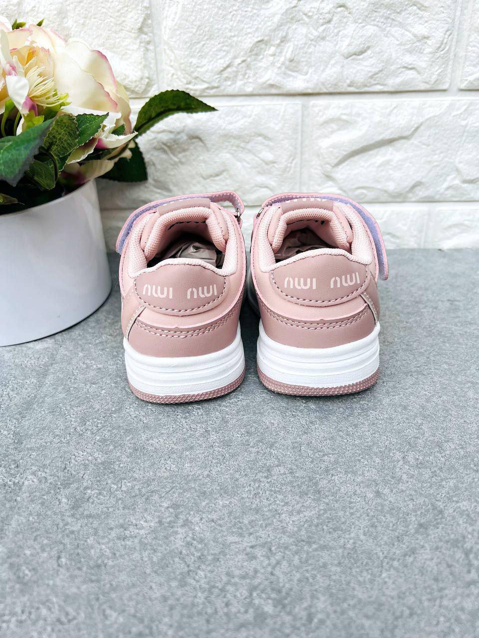Кроссовки для девочки W.niko 1682 р. 24 15,4 см Розовый (1682-2) - фото 3 Кроссовки для девочки W.niko 1682 р. 24 15,4 см Розовый (1682-2) - фото 3