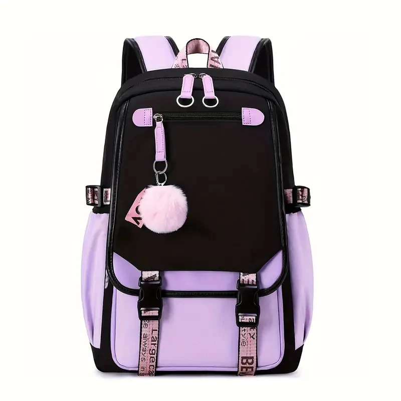 Шкільний рюкзак Kuromi для дівчинки відділення для ноутбука/планшета (Р-010)