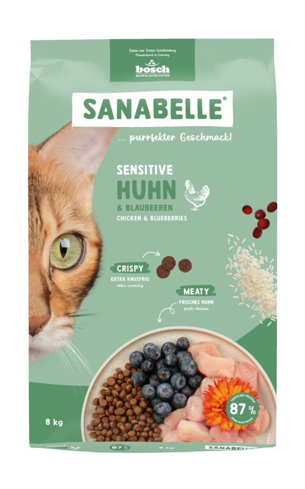 Сухой корм для котов Bosch Sanabelle Sensitive с курицей 8 кг