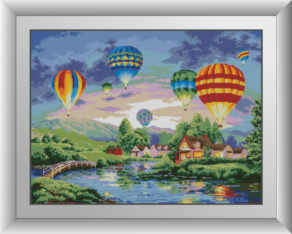 Алмазная мозаика Dream Art Воздушные шары 54x72 см (DA.30157)