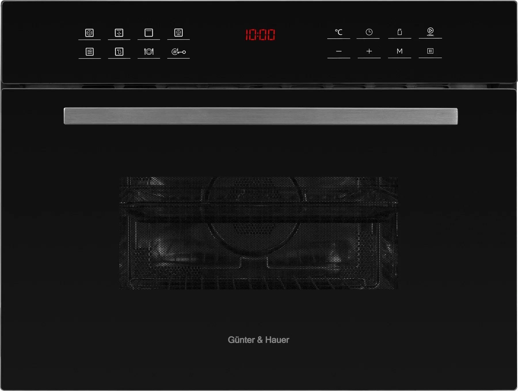Духовой шкаф встраиваемый Gunter&Hauer EOK 1344 BL с микроволновой печью Черный - фото 6