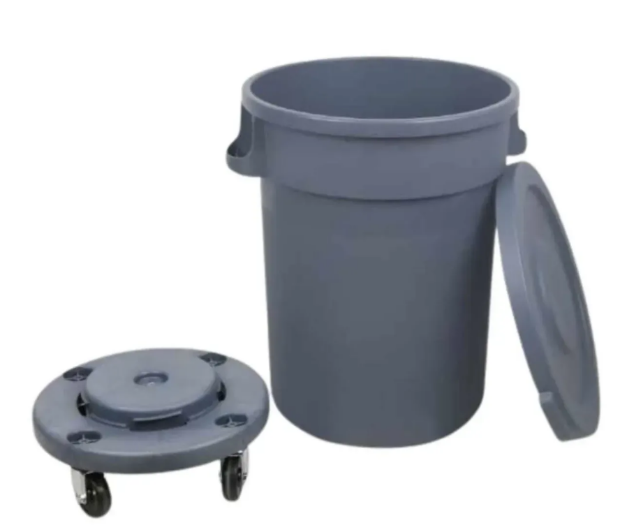 Бочка садовая мобильная Kraft&Dele BH79970 2в1 для дождевой воды и отходов 220 л (34825076)