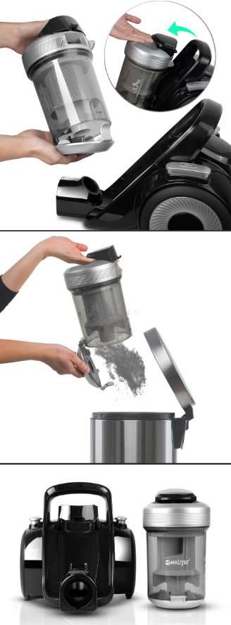 Пылесос безмешковой MalTec TURBO CYCLONE 12в1 - фото 5 Пылесос безмешковой MalTec TURBO CYCLONE 12в1 - фото 5