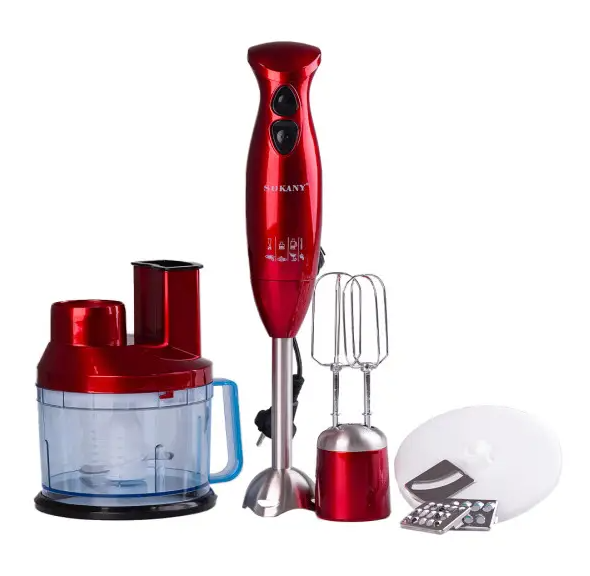 Кухонний комбайн Sokany SM-5011-7 600 Вт Червоний