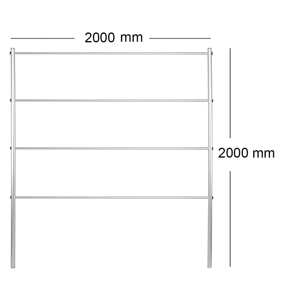 Опора для рослин шпалера садова 2000х2000 мм d 20 мм/d 12 мм (ШС-D20/D12-2000*2000) - фото 2 Опора для рослин шпалера садова 2000х2000 мм d 20 мм/d 12 мм (ШС-D20/D12-2000*2000) - фото 2