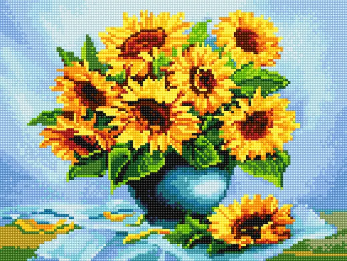 Алмазная мозаика Rainbow Art Подсолнечники 30x40 см (EJ1253)