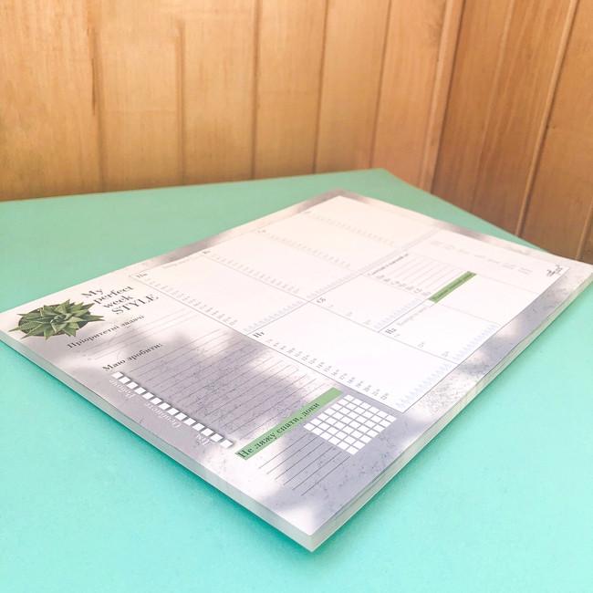 Еженедельник настольный стильный Weekly Style А4 52 листа (LFWEUPST023) - фото 5