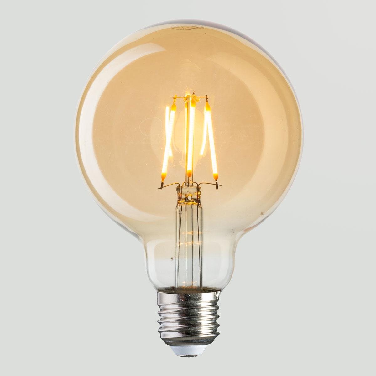 Вінтажна лампа Horoz Electric Куля 4W Rustic Globe-4 2200K E27 (3434532)