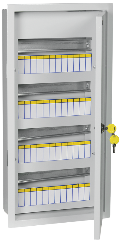 Щит распределительный УЕК ЩРв-48 48 модулей IP31 встраиваемый c замком металлический 620х310х120 мм (MKM14-V-48-30-T) Щит распределительный УЕК ЩРв-48 48 модулей IP31 встраиваемый c замком металлический 620х310х120 мм (MKM14-V-48-30-T)