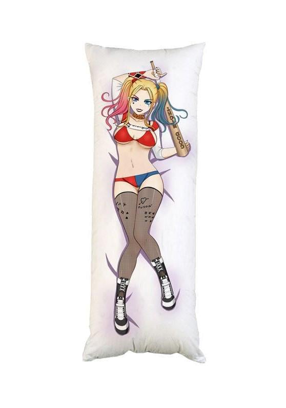 Подушка дакимакура Харли Квинн Отряд Самоубийц декоративная ростовая для обнимания 30x60 см (1583680374)