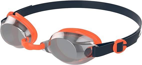 Окуляри для плавання дитячі Speedo JET MIRROR GOG JU OSFM Темно-синій/Помаранчевий (38100575)