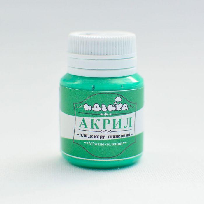 Акриловая краска Идейка 20 мл Мятно-зеленый (skl-98264)