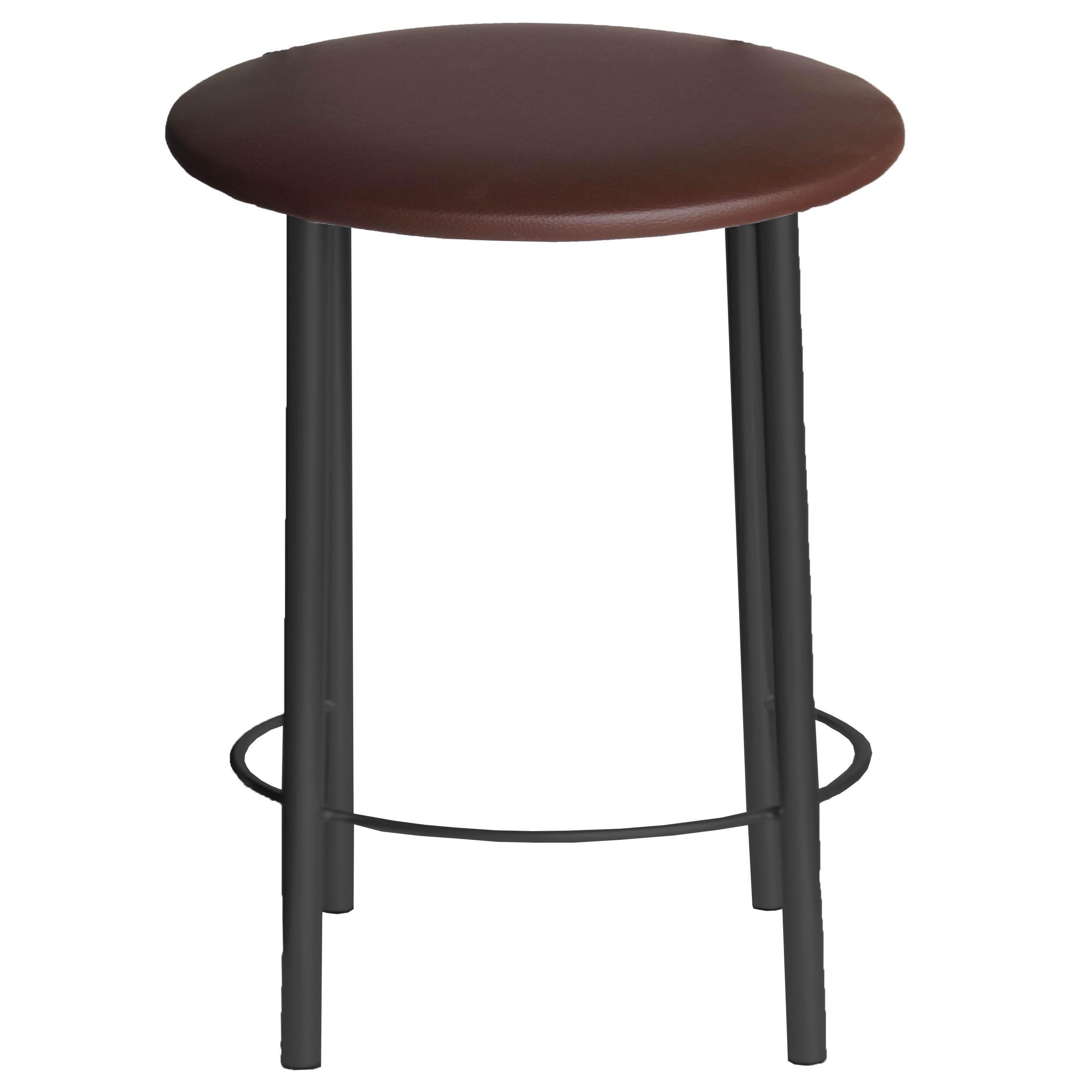 Полубарный табурет Марко кожзаменитель Коричневый (U26041-10)