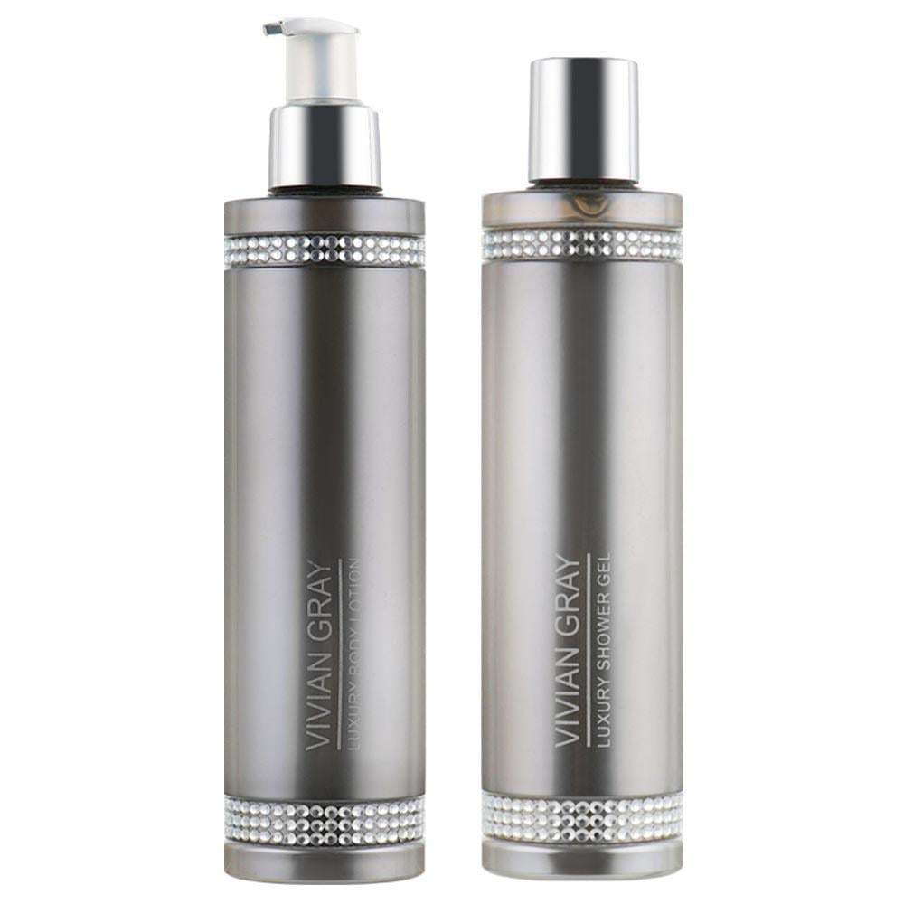 Набор Vivian Gray Grey Crystal гель для душа и лосьон для тела 2×250 мл (38164)