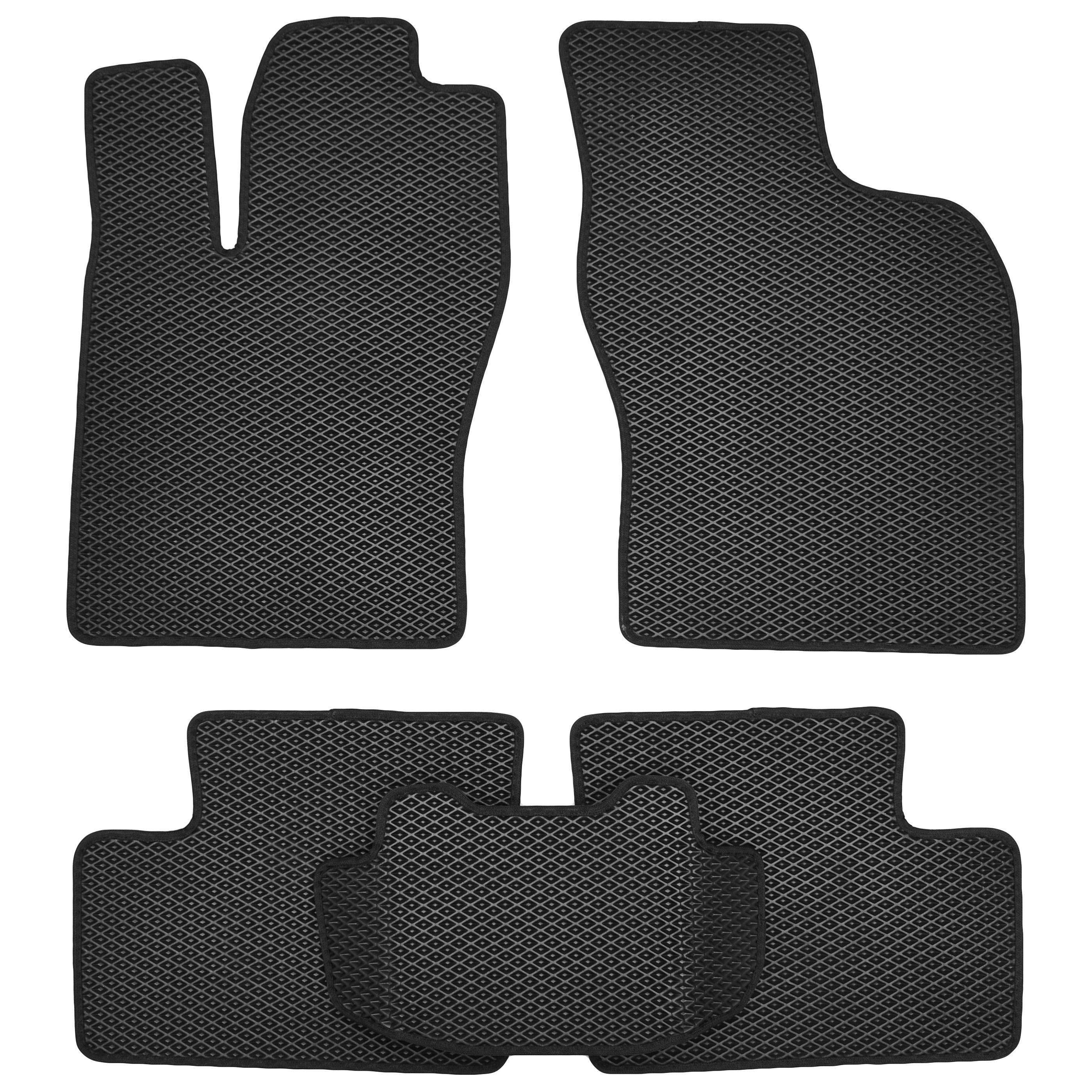 Коврики в салон Kinetic для Opel Kadett E '85-91 EVA-полимерные Черный