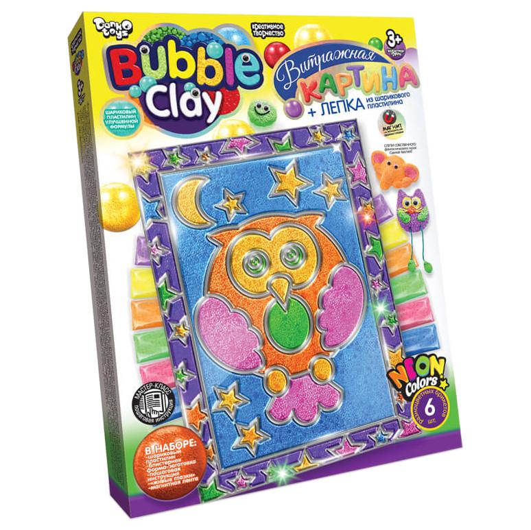 Набор креативного творчества Danko Toys BBC-02 Bubble Clay Сова (10423s33680)