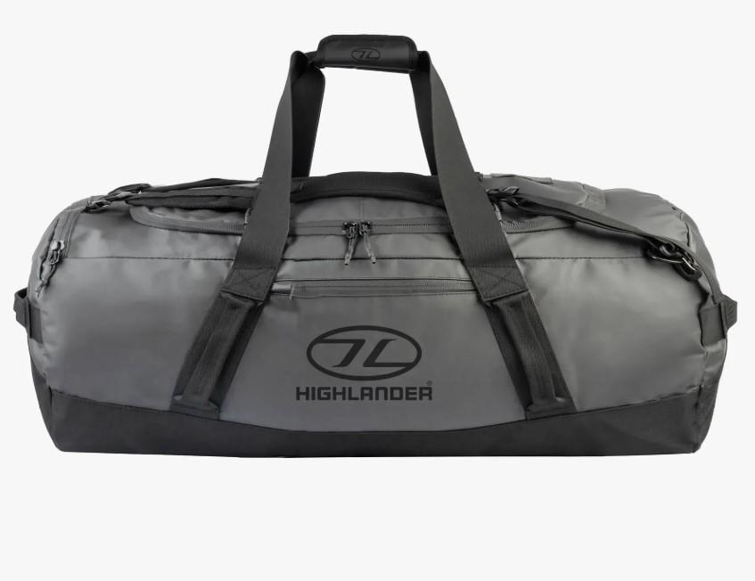 Сумка дорожная водозащитная Highlander Hauler Duffel 120 л Dark Grey (DB135-DGY)