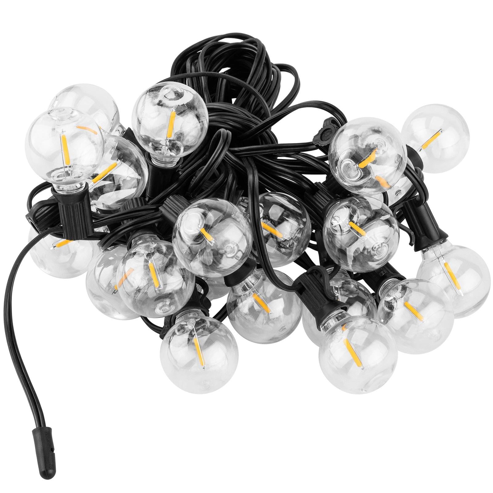 Гирлянда солнечная садовая декоративная Lumiled Callis2 20 LED-фонариков+ 2шт. теплый свет 2700 K/IP44 с пультом/зарядка USB 10,55 м (10678)