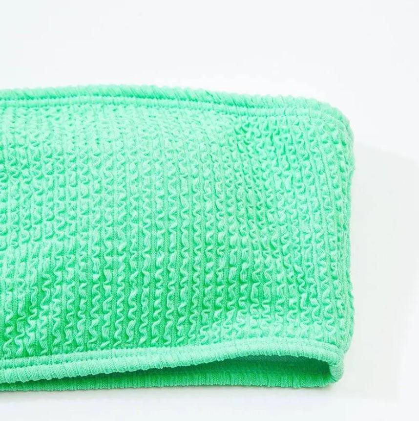 Купальник раздельный Жатка на одно плечо/трусики-слипы р. 48/L Зеленый (SOL-2128-BI-L) - фото 9 Купальник раздельный Жатка на одно плечо/трусики-слипы р. 48/L Зеленый (SOL-2128-BI-L) - фото 9