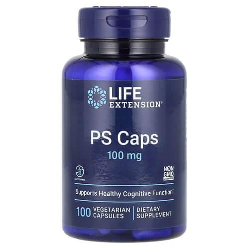 Фосфолипиды Life Extension PS Caps 100 мг 100 Capsules (LEX-16761)