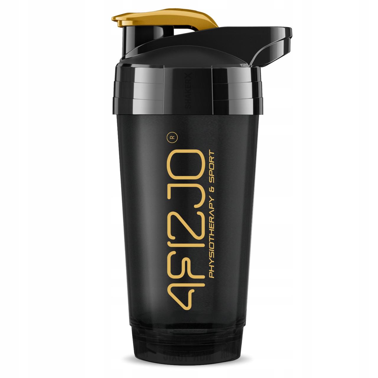 Шейкер спортивный 4fizjo Ultra 700 мл Black/Gold (P-5905973407038)