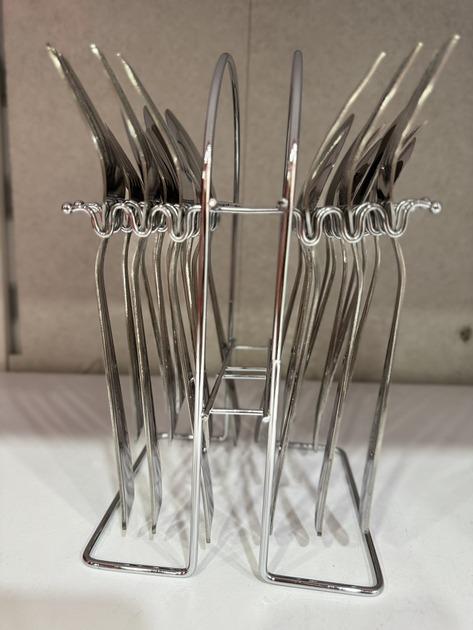 Набор приборов столовых Top Kitchen A на подставке нержавеющая сталь 24 пр. (A-24) - фото 5