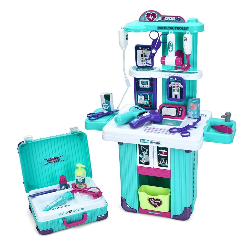 Детский игровой набор Доктор 008-605A стол с аксессуарами в чемодане (2682196757) Детский игровой набор Доктор 008-605A стол с аксессуарами в чемодане (2682196757)