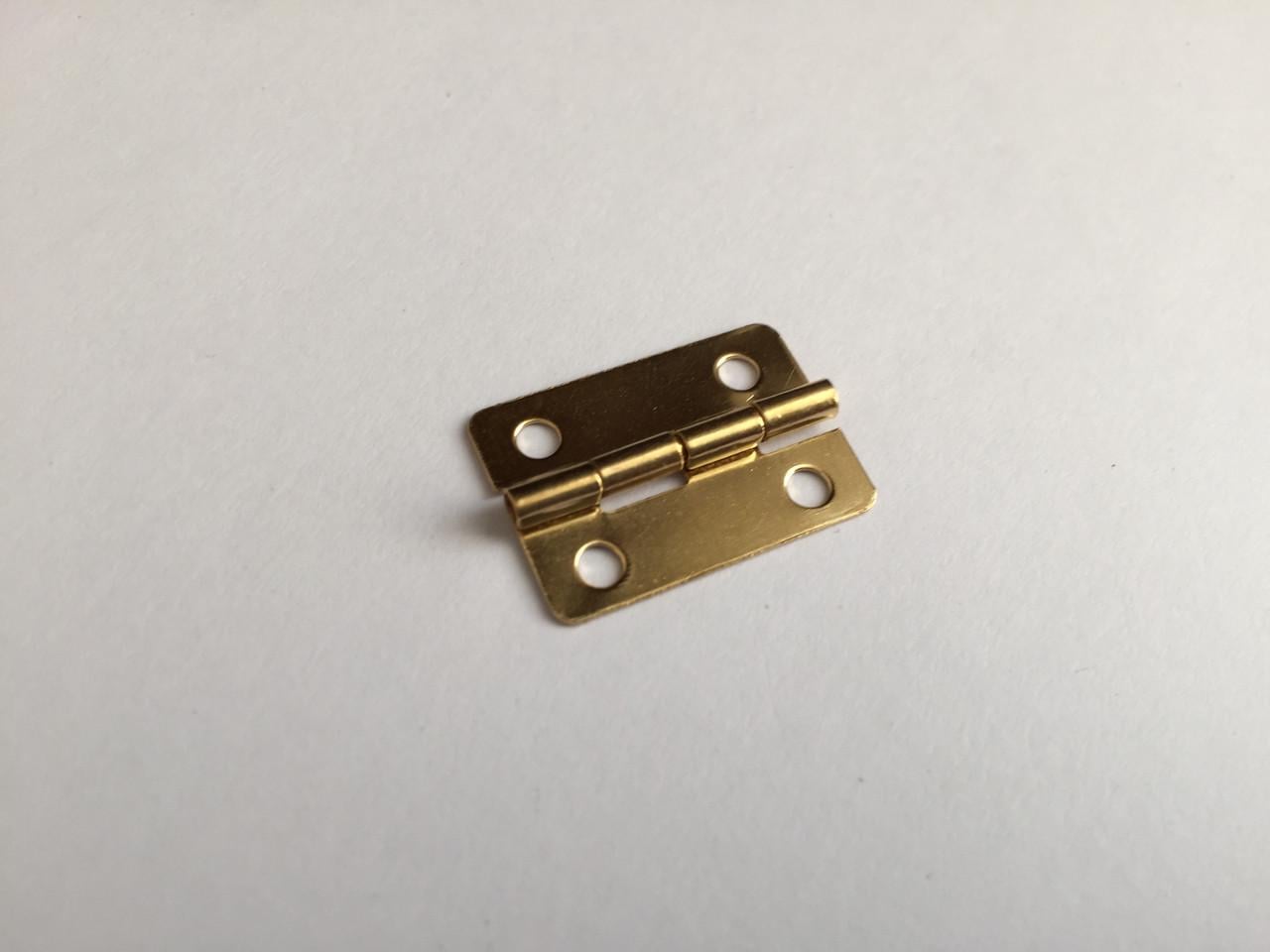 Петля металлическая 23х15 мм 1 шт. Золотой (200950628)