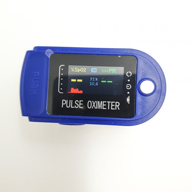 Пульсоксиметр на палець UKC Pulse Oximeter 807 з монітором кисню в крові і автоматичним відключенням