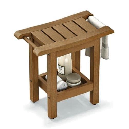 Табурет для ванной из дерева Винико Корица (ТВН-011533)