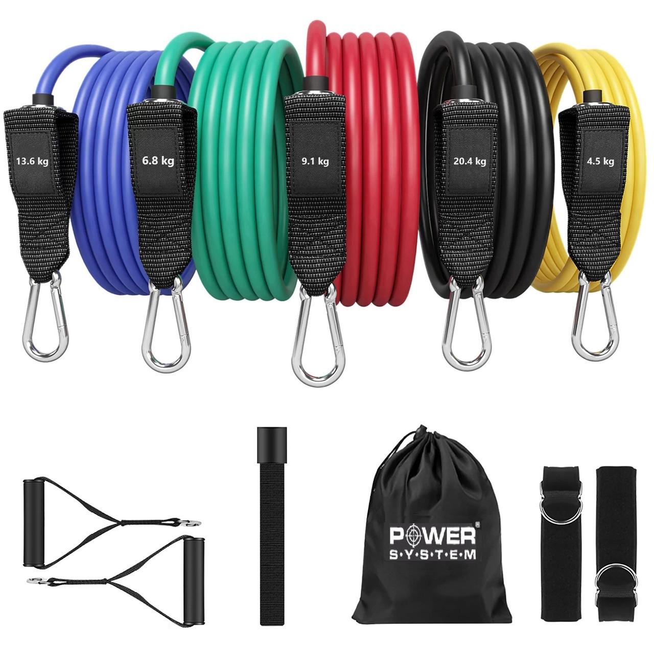 Набір трубчастих еспандерів Power System PS-4099 Total Expander Set 5 шт. (A-012435)