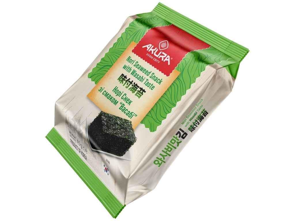 Чипсы нори AKURA Васаби 4,5 г (1017248)