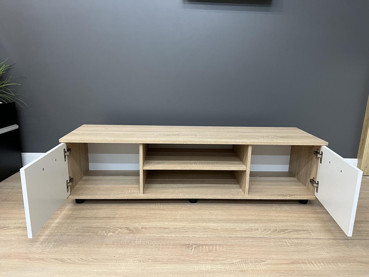 Тумба ТВ Смарт 1390х380х400 мм Дуб Сонома Светлый (2080370743) - фото 3 Тумба ТВ Смарт 1390х380х400 мм Дуб Сонома Светлый (2080370743) - фото 3