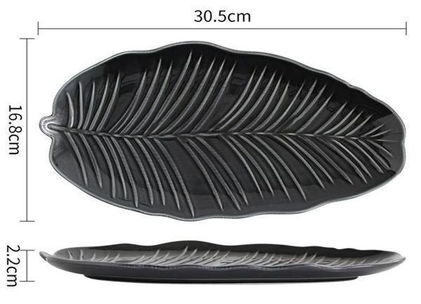 Блюдо Limited Edition Leaf 30x16,8 см Black (B010751) - фото 2 Блюдо Limited Edition Leaf 30x16,8 см Black (B010751) - фото 2