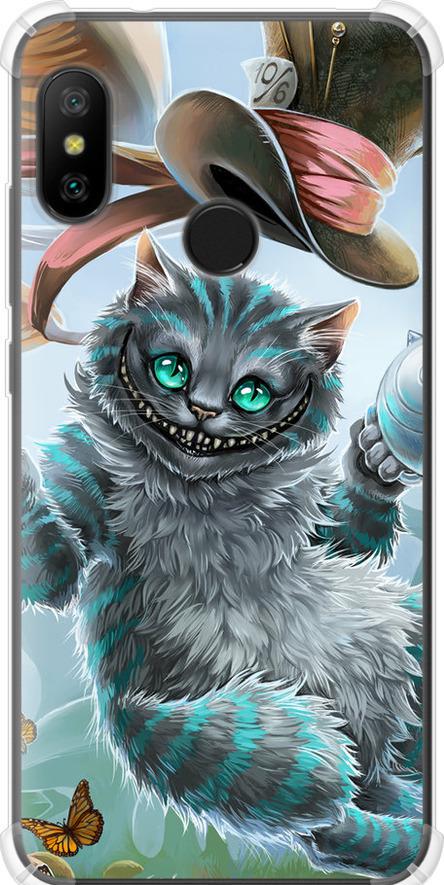 Чехол на Xiaomi Mi A2 Lite Чеширский кот 2 (3993sp-1522-42517)