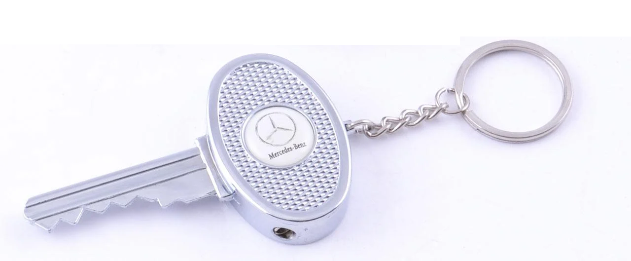 Зажигалка карманная Ключ от Mercedes-Benz White Серебристый (32161786)